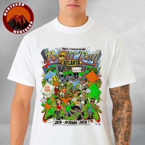 Be Out Day Atlanta 2025 10 Year Anniversary Tee Colorful Event Graphic Unisex T-Shirt