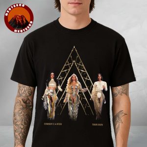 Beyonce Shirt On Cowboy Carter Tour 2025 Gold Destiny’s Child Legacy Design All Over Print Shirt