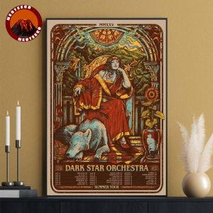 Dark Star Orchestra Summer Tour 2025 Poster Home Decor Canvas Poster