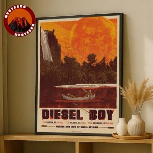 Diesel Boy Music Poster In Raleigh Atlanta Greenville 2025 Canoe Adventure Theme Home Decor Poster Canvas