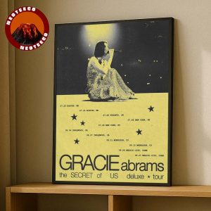 Gracie Abrams Poster At Madison Square Garden In New York NY On July 28 2025 Secret Of Us Tour Design Home Decor Poster Canvas