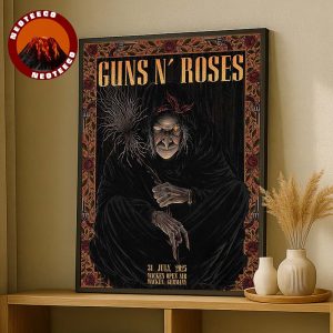 Guns N Roses Show At Wacken Open Air In Germany On July 31 2025 Witch Artwork Home Decor Poster Canvas