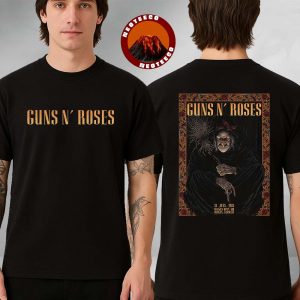 Guns N Roses Show At Wacken Open Air In Germany On July 31 2025 Witch Artwork Two Sides Unisex T-Shirt