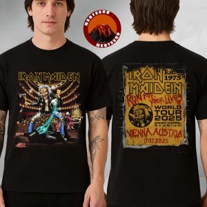 Iron Maiden Run For Your Lives World Tour 2025 Vienna Austria Exclusive Merch Tee At Ernst Happel Stadium On July 17 2025 Eddie Suck The Soul Two Sides Unisex T-Shirt