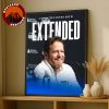 John Schneider Extended Contract Announcement with Seattle Seahawks Home Decor Poster Canvas