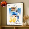 John Schneider Extended Contract Announcement with Seattle Seahawks Home Decor Poster Canvas
