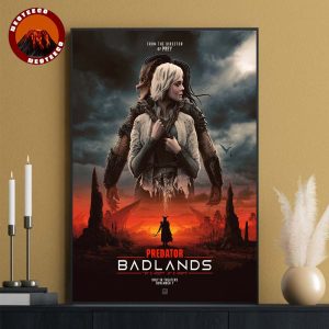 Predator Badlands 2025 San Diego Comic Con Poster Releasing November 7 Home Decor Canvas Poster