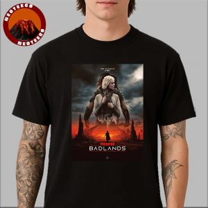 Predator Badlands 2025 San Diego Comic Con Poster Releasing November 7 Unisex T-Shirts