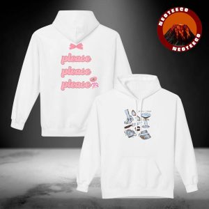 Sabrina Carpenter Please Please Please Lover Hoodie Pink Aesthetic Sweatshirt For Fans Two Sides Unisex Hoodie