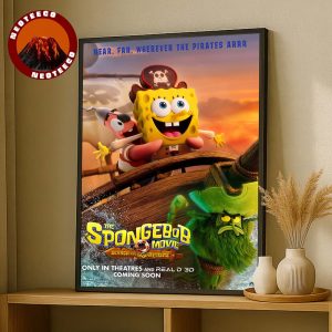 The Spongebob Movie Search For Squarepants Animated Film Artwork Releasing On December 19 2025 Home Decor Poster Canvas