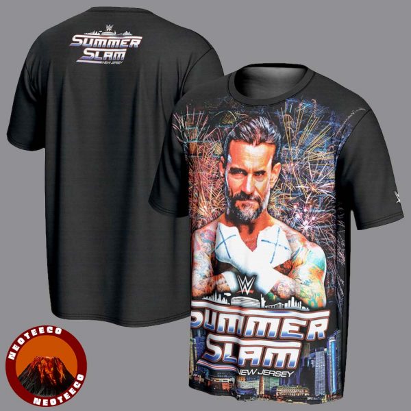WWE CM Punk SummerSlam New Jersey 2025 August 2 And 3 All Over Print Shirt