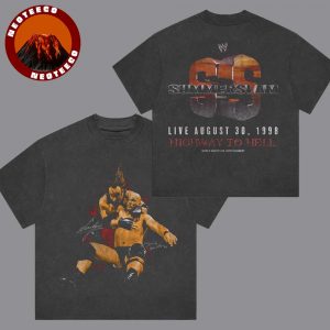 WWE SummerSlam Highway To Hell Live August 30 1998 Vintage Two Sides Unisex T-Shirt