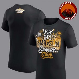 WWE SummerSlam New Jersey 2025 August 2 And 3 Graffiti Logo Two Sided T-Shirt