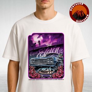 311 Live Show Poster At Yaamava’ Theater In Highland CA On August 8th 2025 Alien Car Artwork Unisex T-Shirt
