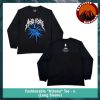 Ado Hibana World Tour 2025 Black Tour Dates T-Shirt with Anime Portrait Print