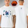 Babymetal Little Fox Mosh Quick-Dry Merch Summer Festival 2025 Black Skull Flame Design Two Sides Unisex T-Shirt
