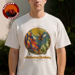 Alabama Shakes Tour Poster At Greek Theatre In Berkeley CA On August 14 2025 Bee Guitar Artwork Unisex T-Shirt