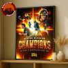 Arizona Diamondbacks Baseball Poster In RBI World Series On 2025 Senior Division Championship Artwork Home Decor Poster Canvas