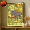 Armchair Boogie Tour Poster On Fall Tour 2025 In USA Cities Colorful Psychedelic Elephant Artwork Home Decor Poster Canvas