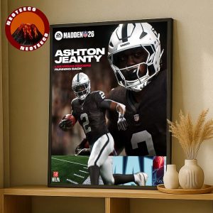 Ashton Jeanty Las Vegas Raiders Rookie Debut Madden NFL 26 American Football 2026 Home Decor Poster Canvas