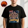 ACDC Poster At Messe Karlspuhe In Deutschland Germany On August 16 2025 Powered Up Tour Lightning Artwork Unisex T-Shirt