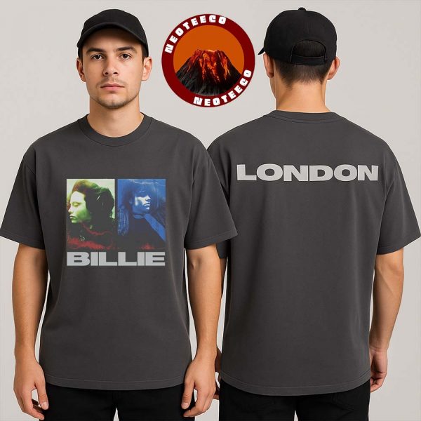Billie Eilish Dual Photo London Two Sides Unisex T-Shirt