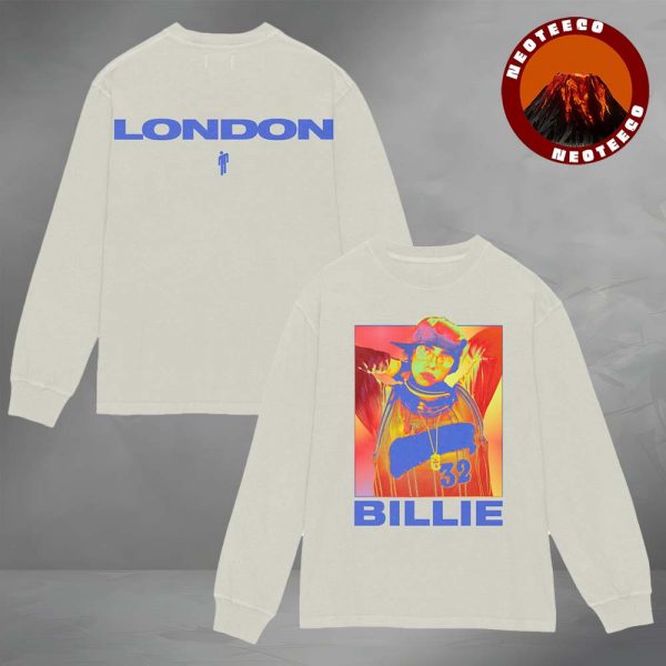 Billie Eilish Heat Map London Two Sides Unisex Longsleeve