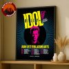 Carter Vail Tour Poster At Various Venues In USA On 2025 The Coydog Tour Western Artwork Home Decor Poster Canvas