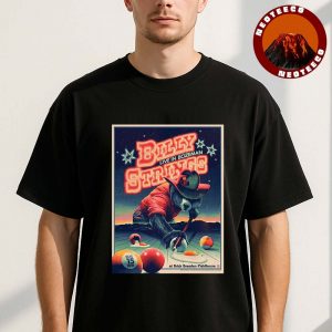 Billy Strings Concert Poster At Brick Breeden Fieldhouse In Bozeman MT On August 15 2025 Pool Billiards Bear Artwork Unisex T-Shirt