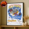 Billy Strings Concert Poster In USA Summer Tour 2025 Psychedelic Artwork Home Decor Poster Canvas