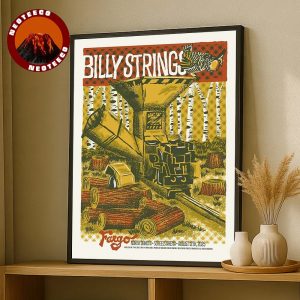 Billy Strings Live Show Concert In Fargo North Dakota ND At Scheels Area On August 12 2025 Home Decor Poster Canvas