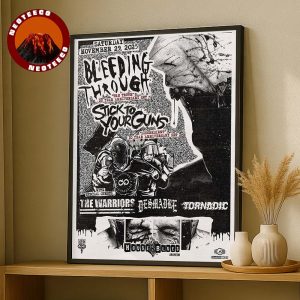 Bleeding Through Stick To Your Guns The Truth 20 Year Anniversary Hardcore Punk 2025 Home Decor Poster Canvas