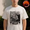 Wilco Tour Poster At Snow King Mountain In Jackson Hole Wyoming On August 19 2025 Rustic Barn And Mountain Goats Artwork Unisex T-Shirt