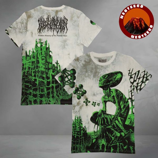 Blood Incantation Hidden History Of The Human Race Tee Alien All Over Print Shirt