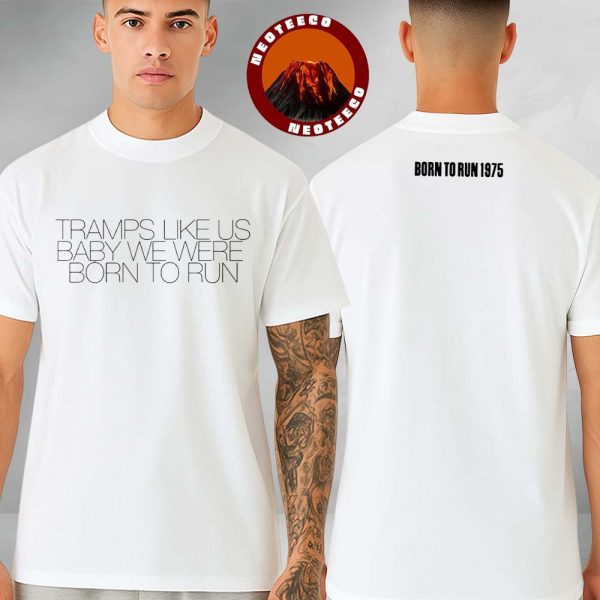 Bruce Springsteen Born To Run 1975 Lyric Two Sides Unisex T-Shirt