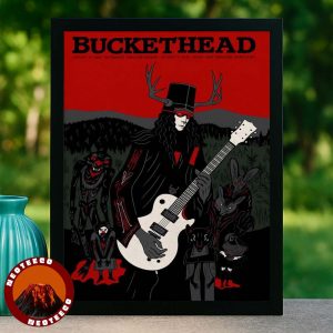 Buckethead Live Show Poster At McDonald Theatre In Eugene OR On August 15 2025 And At Roseland Theater In Portland OR On August 16 2025 Dark Fantasy Artwork Home Decor Poster Canvas