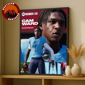 Cam Ward Tennessee Titans Rookie Quarterback Madden NFL 26 American Football 2025 Home Decor Poster Canvas