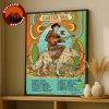 Billy Idol & Joan Jett And The Blackhearts US Tour Rock Concert 2024 Poster Retro Pop Art Style Home Decor Poster Canvas