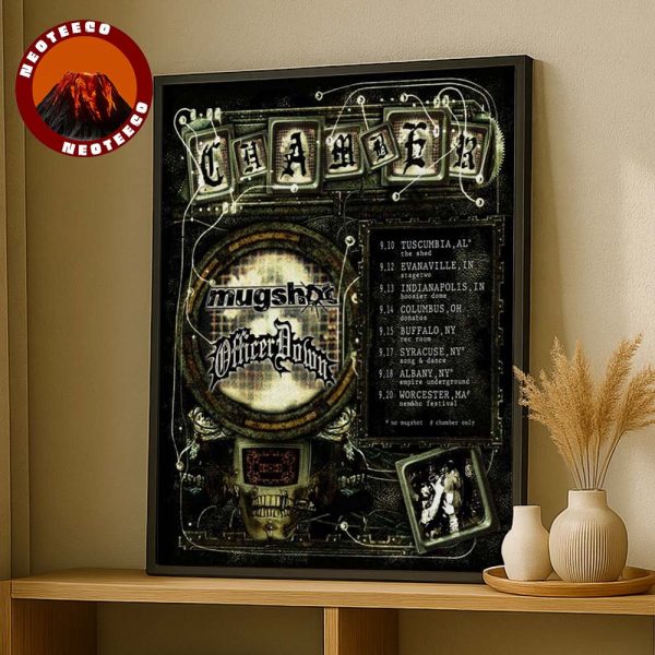 Chamber Concert Poster At Multiple Venues In US Cities On September 2025 Underground Metal Tour Dark Artwork Home Decor Poster Canvas