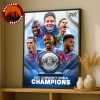 Crystal Palace Football Club 2025 FA Community Shield Winners Premier League Football Home Decor Poster Canvas