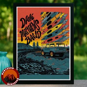 Dave Matthews Band Concert Poster At Les Schwab Amphitheater In Bend OR On September 8 2021 Kayak Artwork Home Decor Poster Canvas