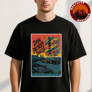 Dave Matthews Band Concert Poster At Les Schwab Amphitheater In Bend OR On September 8 2021 Kayak Artwork Unisex T-Shirt
