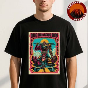 Dave Matthews Band Tour Poster At Madison Square Garden In New York City NY On November 17 2023 Fantasy Warrior Artwork Unisex T-Shirt