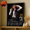 Death Cab For Cutie Art Print Poster At MetLife Stadium In East Rutherford NJ On August 9 2025 Home Decor Poster Canvas