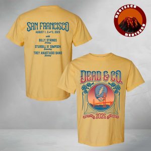 Dead And Company Golden Gate Park Mustard Two Sides Unisex T-Shirt