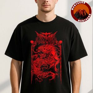 Distant T-Shirt With Tyrannotophia Redux Red Beast Artwork Deathcore Metal Design Unisex T-Shirt