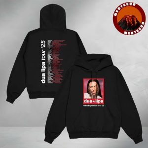 Dua Lipa Radical Optimism Photo Dated Tour 2025 Two Sides Unisex Hoodie