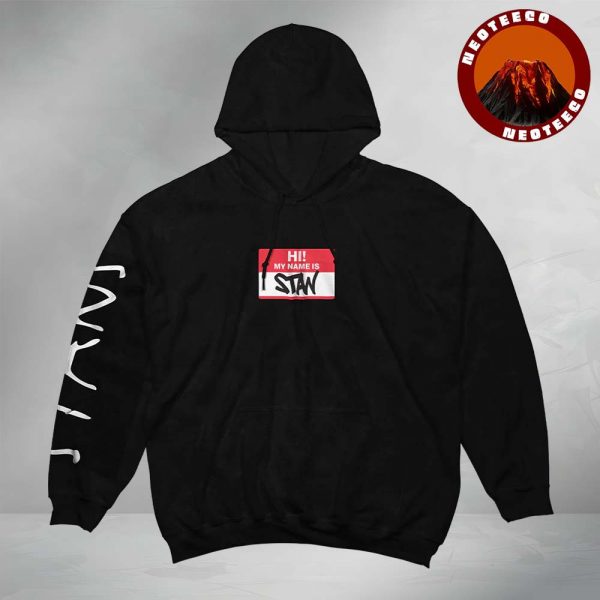 Eminem Stans GFX Hi My Name Is Two Sides Unisex Hoodie