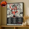 Dead And Company Poster At Golden Gate Park In San Francisco On August 1 To 3 2025 With Alien Spaceship Art Home Decor Poster Canvas
