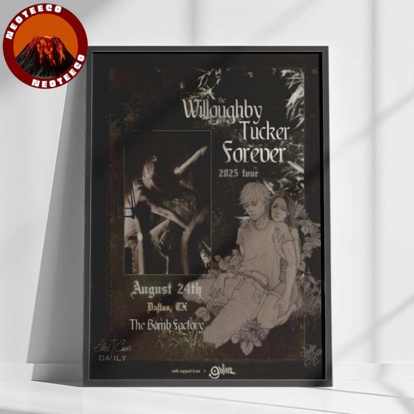 Ethel Cain Music Memorabilia Poster At The Bomb Factory In Dallas TX On August 24 2025 Forever Tour Gothic Anime Artwork Home Decor Poster Canvas